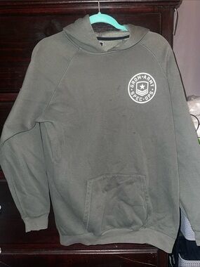 #158 Green Grom Army Spec-Ops Logo Hoodie